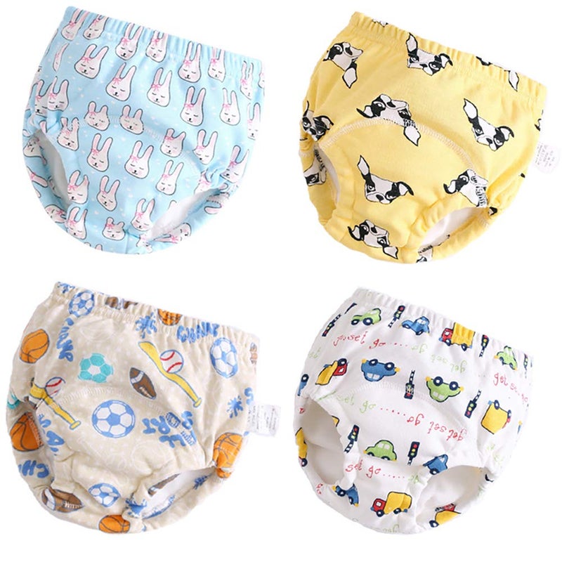 U0U erwear Size 2T,3T,4T,Waterproof Underwear for Kids Yellow 3T - Image 1